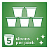 CleanCup Coffee Pod Brewer Cleaning Cups, 0.25 oz Cup, 5/Pack (70135)