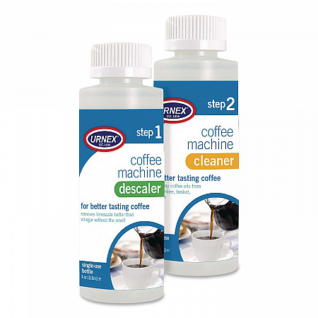 Coffee Machine Descaling and Cleaning Kit, 4 oz Descaler and 4 oz Cleaner (70560)