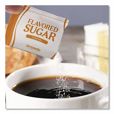 Flavored Sugar, Caramel, 0.08 oz Packet, 1,000/Carton (JMT39641)