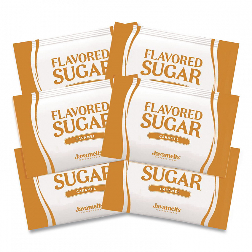 Flavored Sugar, Caramel, 0.08 oz Packet, 1,000/Carton (JMT39641)
