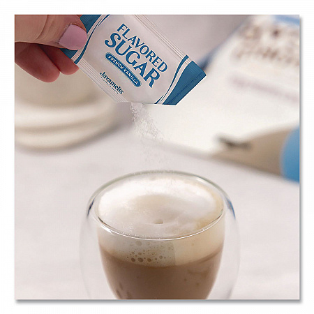Flavored Sugar, French Vanilla, 0.08 oz Packet, 1,000/Carton (JMT65538)