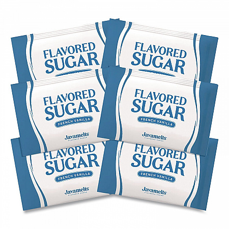 Flavored Sugar, French Vanilla, 0.08 oz Packet, 1,000/Carton (JMT65538)