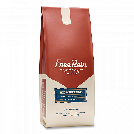 Whole Bean Coffee, Homestead, 12 oz Bag (FRE36401)