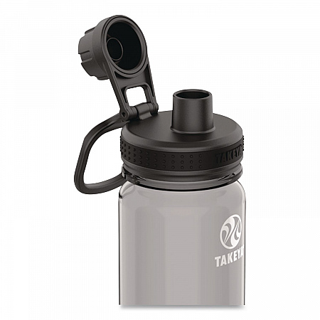 Tritan Plastic Water Bottle, 24 oz, Stormy Black (50404)