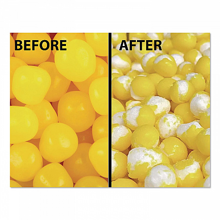 Freeze Dried Candy, Lemon Bursts, 1.12 lb Bag, 12/Carton (00644)
