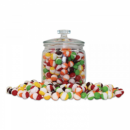 Freeze Dried Candy, Rainbow Rocks, Assorted Fruit, 1.87 lb Bag, 12/Carton (00645)