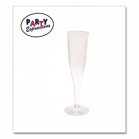 Plastic Champagne Glasses, 5 oz, Clear, 10/Pack (0244Z)