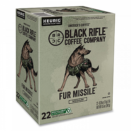 Fur Missile Coffee K-Cups, 22/Box, 4 Boxes/Carton (5510CT)