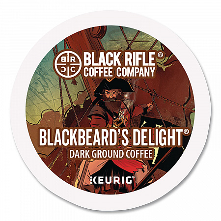 Blackbeard's Delight Coffee K-Cups, 22/Box, 4 Boxes/Carton (0430CT)