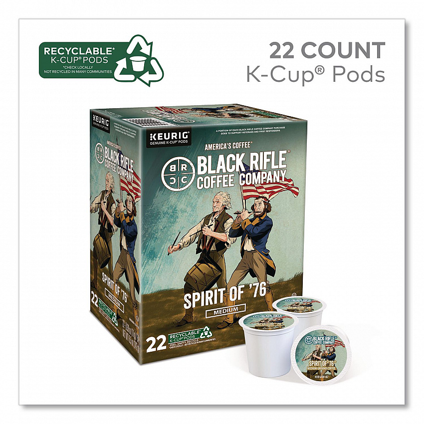Spirit of '76 Coffee K-Cups, 22/Box (0501)