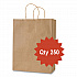 Get Reddi Paper Bags, Mercado Size, 65# Basis Weight, Twisted Rope Handles, 13 x 7 x 17, Brown, 250/Carton (KRFTW13717)