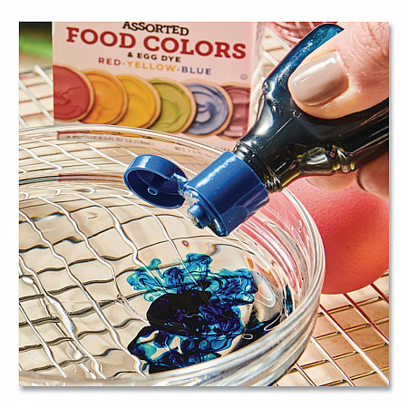 Food Coloring, Red/Yellow/Blue, 0.5 oz Bottle, 3/Box (MCM05308)