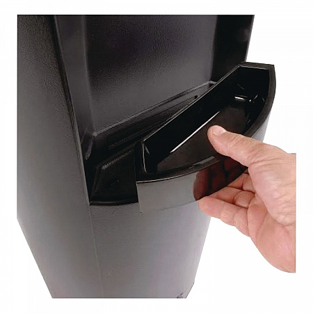 Hot 'N Cold Artesian Stainless Steel Water Dispenser, 5 gal, 12 x 12.5 x 38.08, Stainless Steel/Black (504540C)