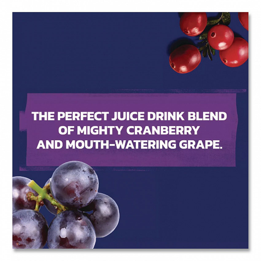 Cran-Grape Juice, 15.2 oz Bottle, 12/Carton (24343656)
