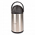 Stainless Steel Airpot, 192 oz, Silver/Black (CPAP35)