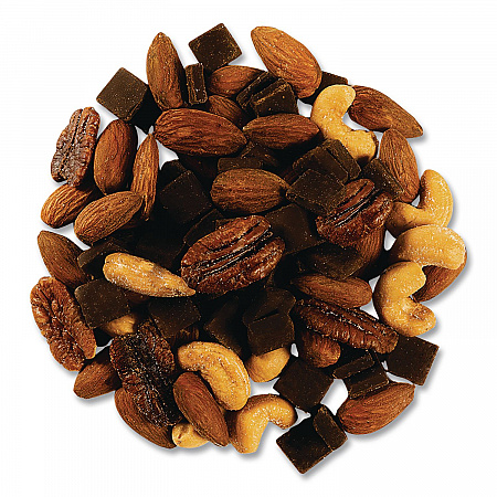Deluxe Mixed Nut Medley, Dark Chocolate , 1.75 oz Bag, 12/Box (KAR01178)