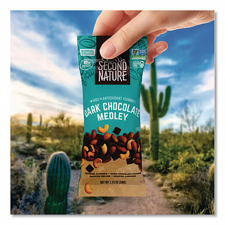 Deluxe Mixed Nut Medley, Dark Chocolate , 1.75 oz Bag, 12/Box (KAR01178)