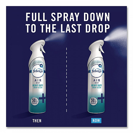 AIR, Heavy-Duty Crisp Clean, 8.1 oz Aerosol Spray, 6/Carton (19924)