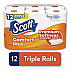 ComfortPlus Toilet Paper, Double Roll, Bath Tissue, Septic Safe, 1-Ply, White, 231 Sheets/Roll, 12 Rolls/Pack, 4 Packs/Carton (47618)
