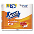 ComfortPlus Toilet Paper, Double Roll, Bath Tissue, Septic Safe, 1-Ply, White, 231 Sheets/Roll, 12 Rolls/Pack, 4 Packs/Carton (47618)