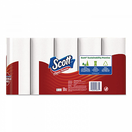 Choose-A-Sheet Kitchen Roll Paper Towels, Double Roll, 1-Ply, 7.31 x 11, White, 108 Sheets/Roll, 15 Rolls/PK, 2 Packs/Carton (56674)