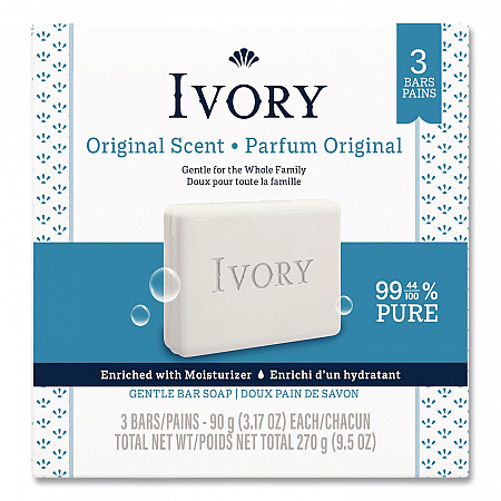 Individually Wrapped Bath Soap, Original Scent, 3.1 oz, 70/Carton (22302)
