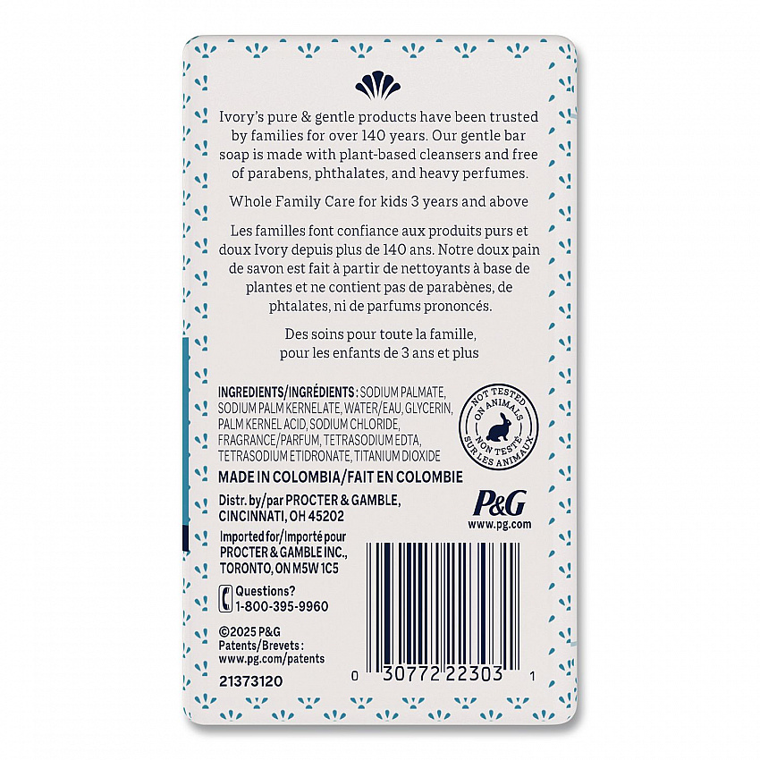 Bar Soap, Original Scent, 4 oz, 4/Pack, 18 Packs/Carton (22303)