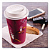 Traveler Hot Cup Lids, Fits 12 oz to 16 oz Hot Cups, Plastic, White, 100/Pack (896404)