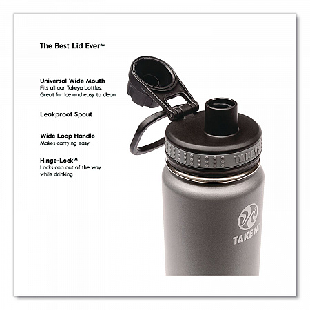 Originals Stainless Steel Vacuum Insulated Water Bottle, 24 oz, Graphite (50045)
