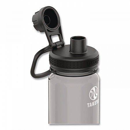 Tritan Plastic Water Bottle, 40 oz, Stormy Black (50412)