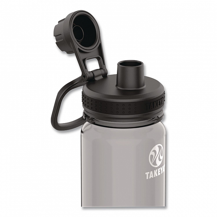 Tritan Plastic Water Bottle, 40 oz, Stormy Black (50412)