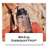 Tritan Motivational Plastic Water Bottle, 64 oz, Stormy Black (54145)