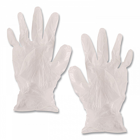 V5101 Series Latex-Free Lightly Powdered Vinyl Gloves, X-Large, 3 mil Thick, 9