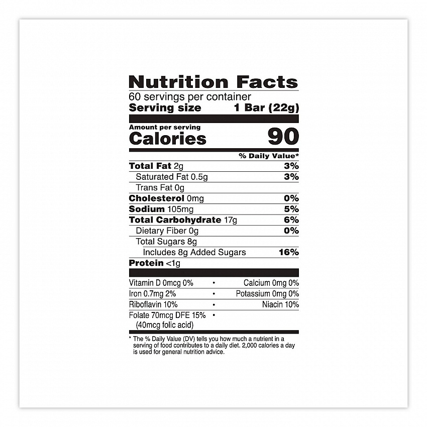 Rice Krispies Treats, Original Marshmallow, 0.78 oz Bar, 60/Carton (22000515)
