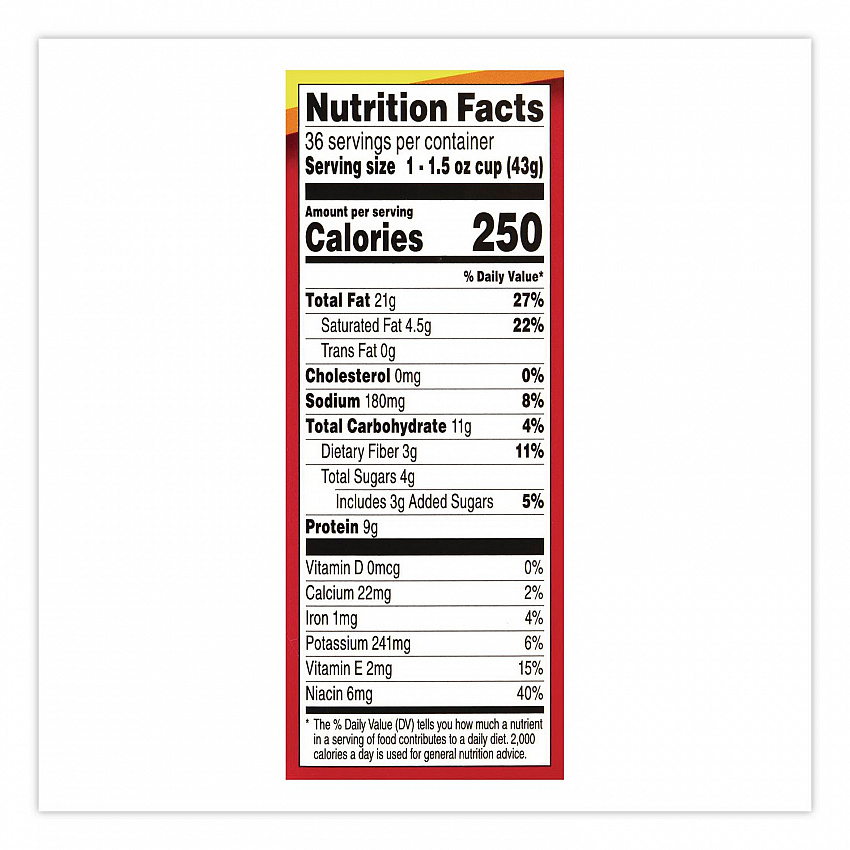 Spreads, Creamy Peanut Butter, 1.5 oz Cup, 36 Cups/Carton (22000535)