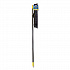 Bulldozer Smooth Surface Pushbroom with Scraper Block, 24 x 60, Powder Coated Handle, Split Tip Tampico Bristles, Black (633)