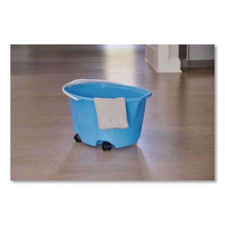 EZ-Glide Bucket on Wheels, 5 gal, Blue (20000ZQK)