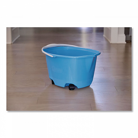EZ-Glide Bucket on Wheels, 5 gal, Blue (20000ZQK)