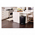 Premier Series III Step-On Waste Container, 12.4 gal, Plastic, Black/Stainless Steel (2120983)