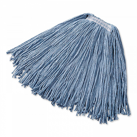 Dura Pro Blend Wet Mop, Cotton/Rayon/Synthetic, Medium, Blue (FGF51700BL00)