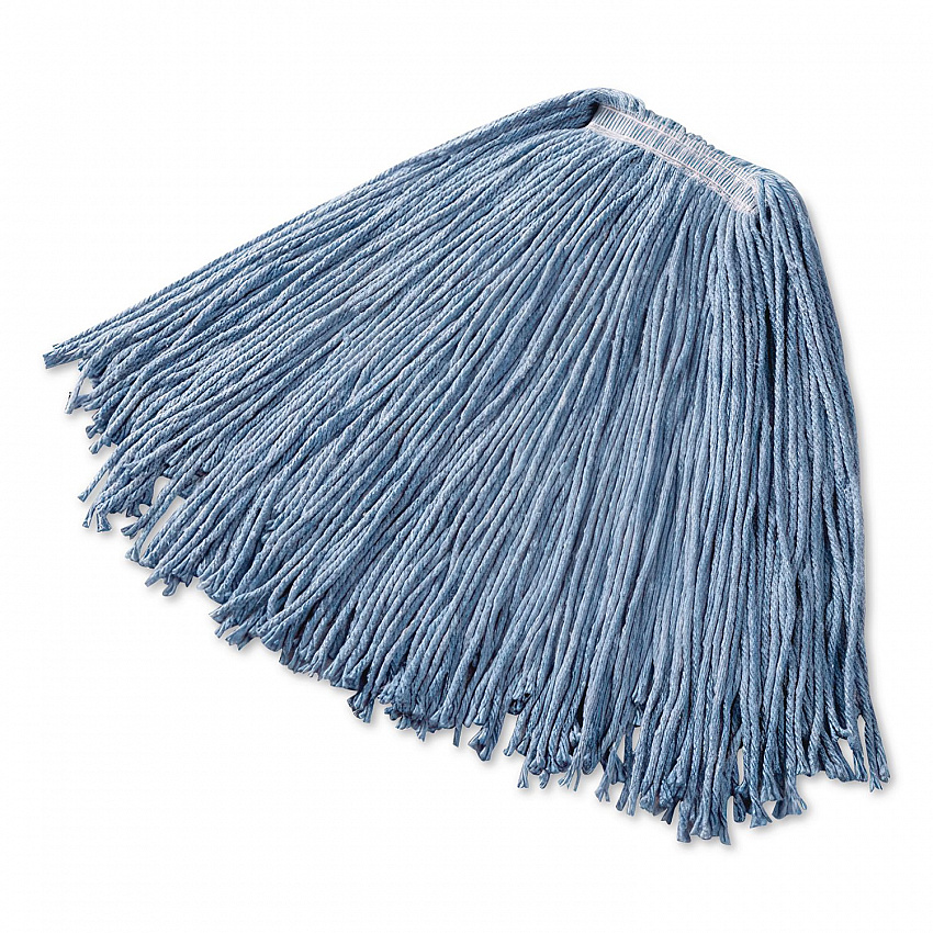 Dura Pro Blend Wet Mop, Cotton/Rayon/Synthetic, Medium, Blue (FGF51700BL00)