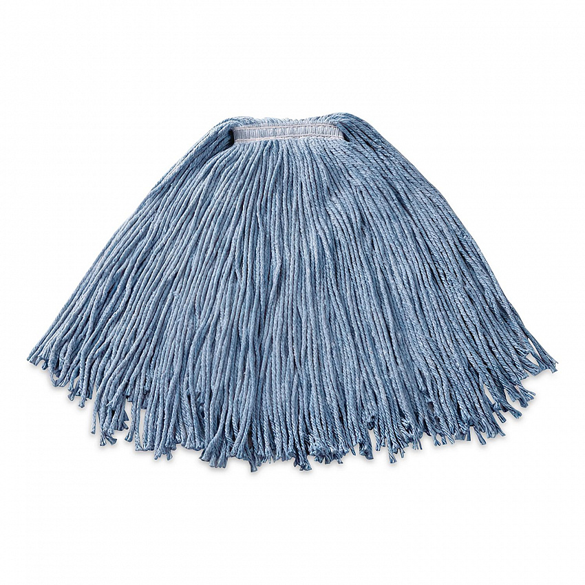 Dura Pro Blend Wet Mop, Cotton/Rayon/Synthetic, Medium, Blue (FGF51700BL00)