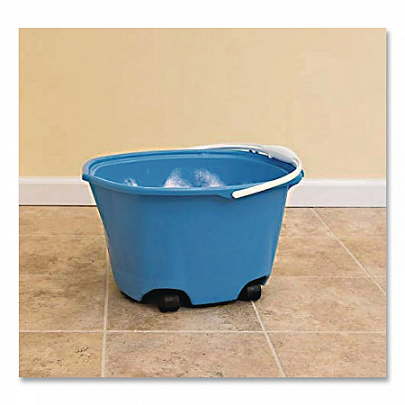 EZ-Glide Bucket on Wheels, 5 gal, Blue (20000ZQK)