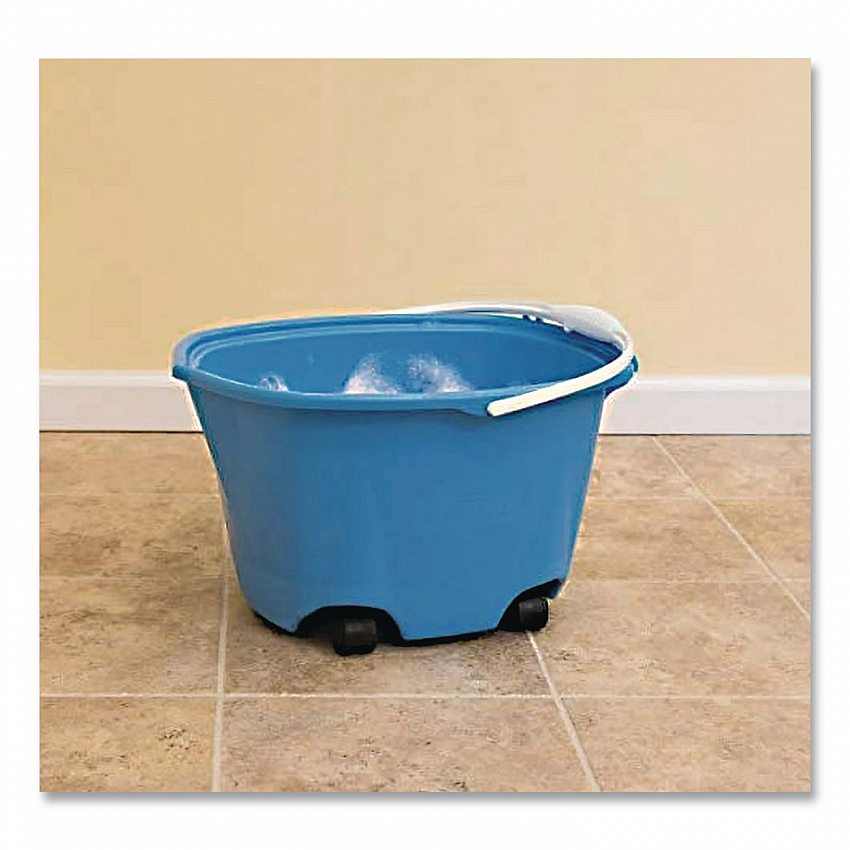 EZ-Glide Bucket on Wheels, 5 gal, Blue (20000ZQK)