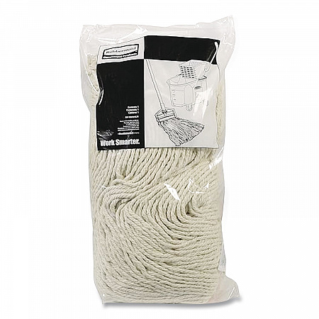 Value Pro Mop Head, Cotton, Small, White (FGV11600WH00)