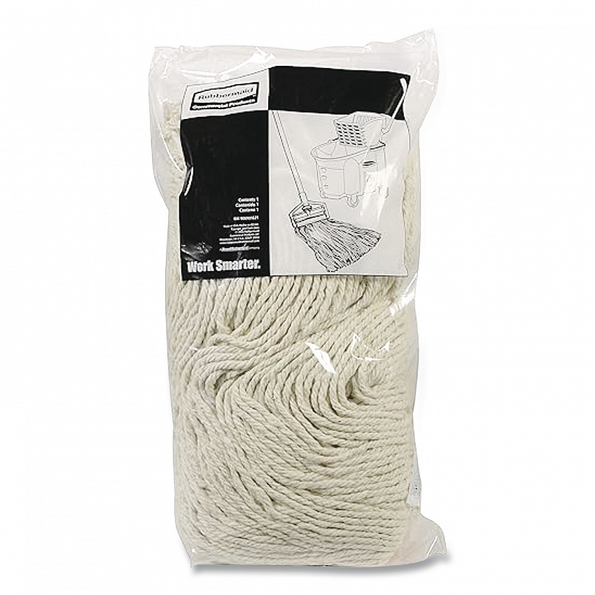 Value Pro Mop Head, Cotton, Small, White (FGV11600WH00)