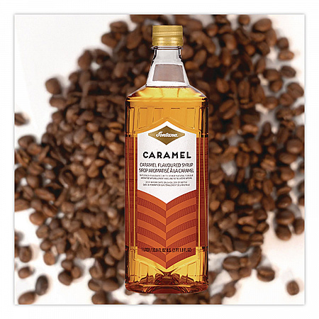 Flavored Coffee Syrup, Caramel, 1 L Bottle (NES412719883)