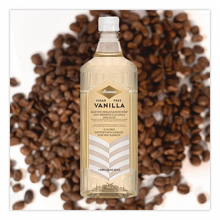 Flavored Coffee Syrup, Sugar Free Vanilla, 1 L Bottle (412824642)
