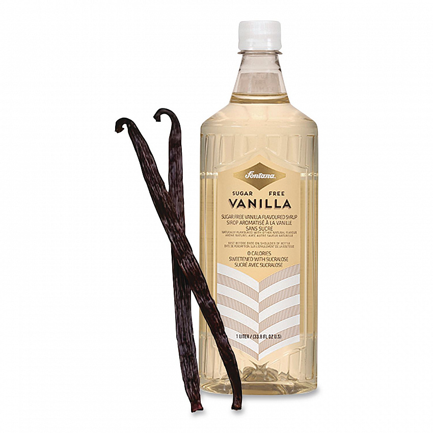 Flavored Coffee Syrup, Sugar Free Vanilla, 1 L Bottle (412824642)