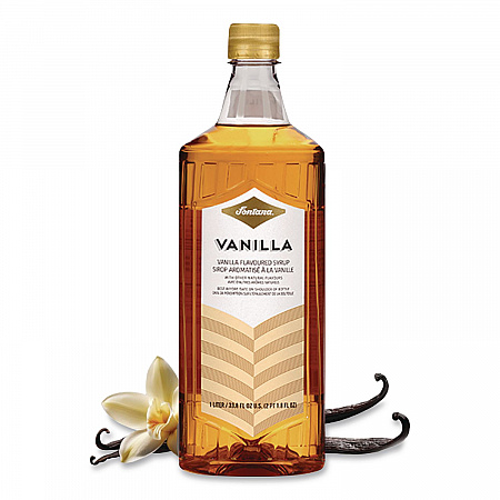 Flavored Coffee Syrup, Vanilla, 1 L Bottle (412737675)